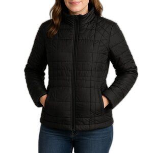 Athletic Works Women’s Black Quilted Puffer Jacket | Size L